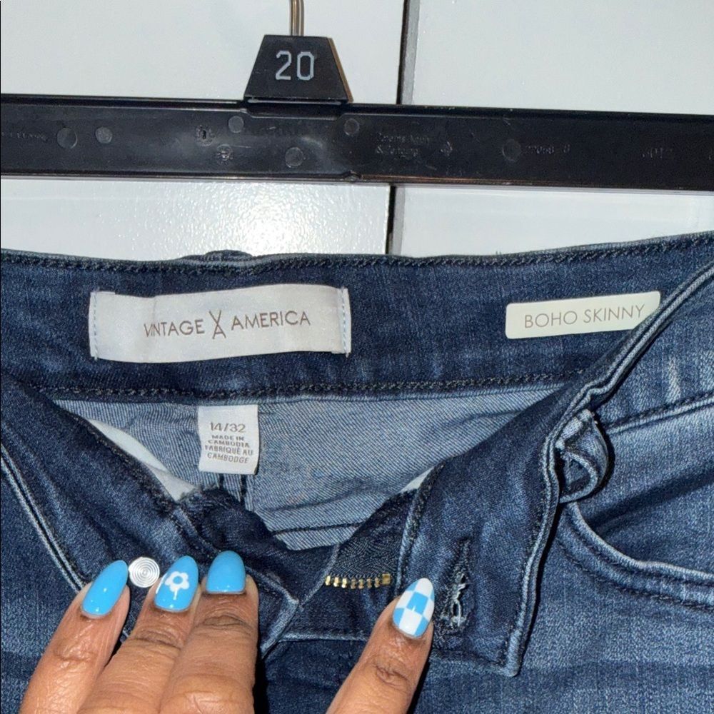 Vintage America Boho skinny jeans - Picture 2 of 4